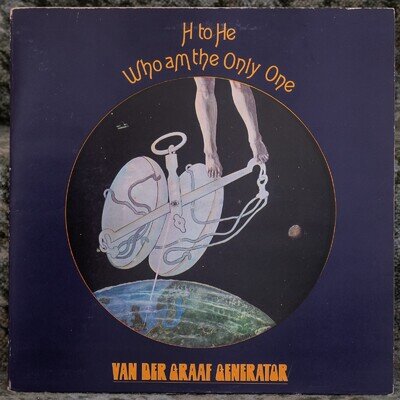 Van Der Graaf Generator - H To He 1970 Charisma 1st Pink Scrolls Gatefold VG+/F