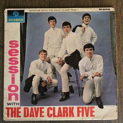 THE DAVE CLARK FIVE " SESSION WITH" 12" VINYL RECORD VG/VG