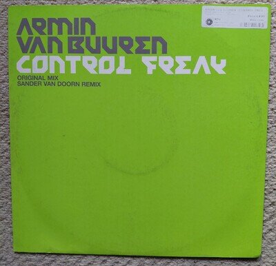 ARMIN VAN BUUREN CONTROL FREAK 12" VINYL VG CONDITION