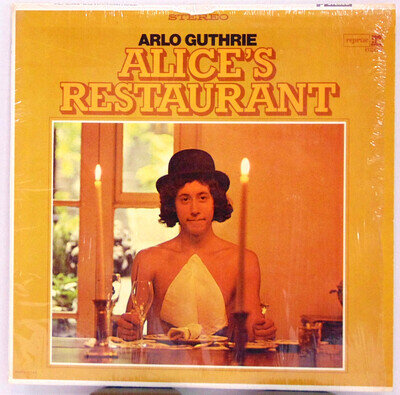 Arlo Guthrie – Alice's Restaurant -1968 Reprise Folk Rock Vinyl LP Record SHRINK