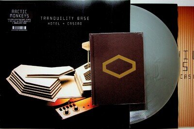 ARCTIC MONKEYS Tranquility Base Hotel + Casino SILVER Vinyl LP NEW* + Lyric Book