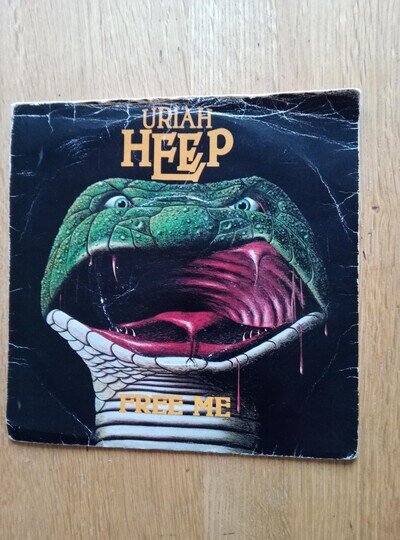 URIAH HEEP - Free Me 7" Vinyl 1977 - SOFT PROG ROCK - VG