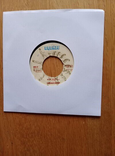 URIAH HEEP - Wise Man 7" Vinyl 1977 - HARD PROG ROCK - VG MINUS