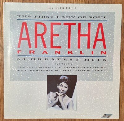 Aretha Franklin, 30 Greatest Hits. Stylus. SMR 8506. 1985