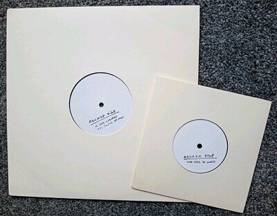 Arcade Fire The Suburbs White Label 12 Inch Single +We Used To Wait 7 Inch