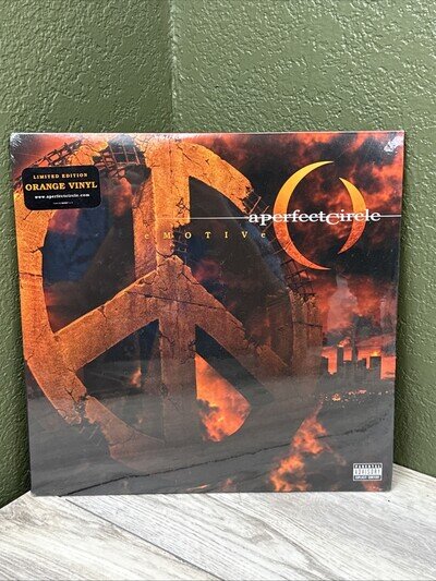 A PERFECT CIRCLE EMOTIVE 2x LP ORANGE VINYL LIMITED Edition 2005 New Sealed