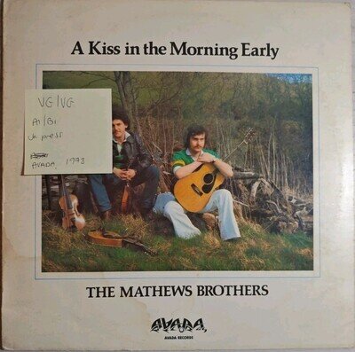 The Mathews Brothers A Kiss In The Morning Early Vinyl Record VG/G+ AVA101 1978