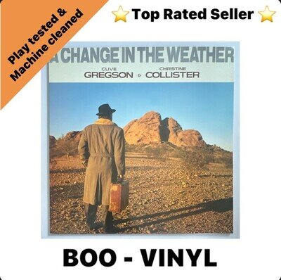 Clive Gregson & Christine Collister – 'A Change In The Weather' 12" vinyl Lp NM