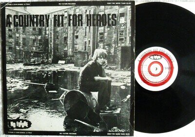 RARE~EX ~VARIOUS~A COUNTRY FIT FOR HEROES~1982 NO FUTURE UK PUNK LP~PUNK~Oi ROCK