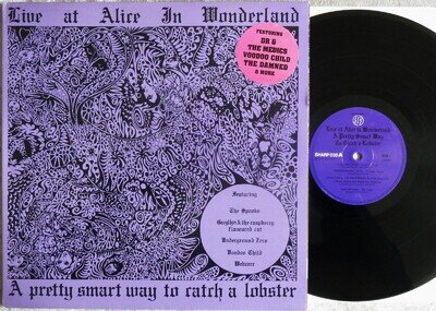 RARE~EX+ LIVE AT ALICE IN WONDERLAND~1986 FLICKNIFE UK LP~PSYCH GOTH ROCK