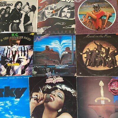 Vintage 1970's Vinyl LP Albums - Build Your Own Collection - Buy 3 Get 2 Free