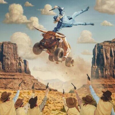 OLIVER TREE: COWBOY TEARS - LP vinyl