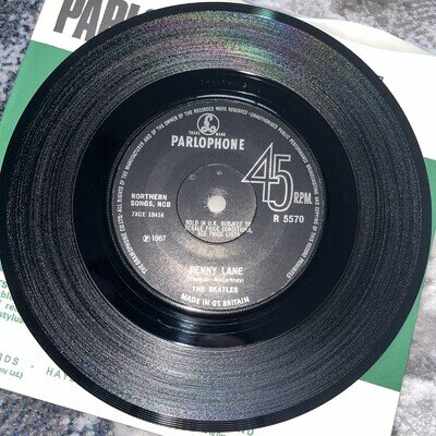 The Beatles Strawberry Fields / Penny Lane Original 1967 7” Vinyl 45 Excellent