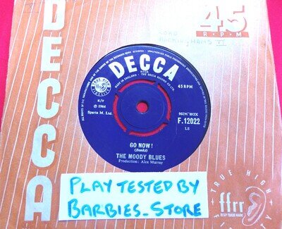 THE MOODY BLUES - Go Now 7" Vinyl Record VG+