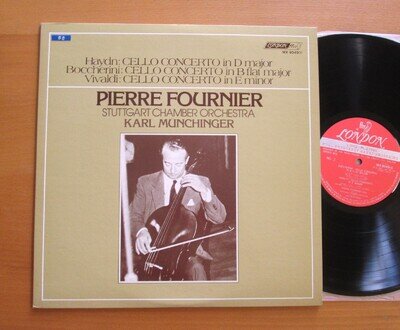 MX 9029 Pierre Fournier Haydn Boccherini Vivaldi Cello Concertos London Japan NM