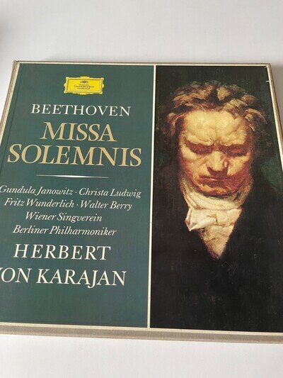 Beethoven Missa Solemnis vinyl box set Karajan