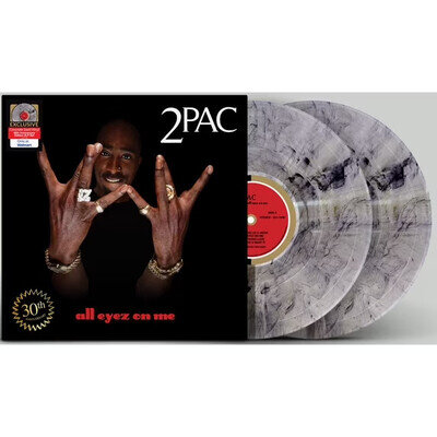 2Pac - All Eyez On Me Limited 30th Anniversary Concrete Swirl Color Vinyl 2LP