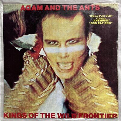 ADAM AND THE ANTS / Kings Of The Wild Frontier 12” LP 1980 CBS Sony vg-/g+