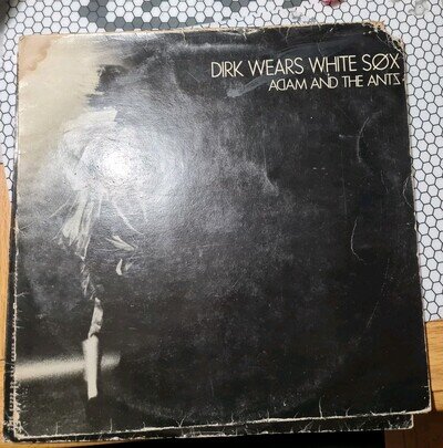 Adam And The Ants - Dirk Wears White Sox - Early Press Vinyl LP & Inner