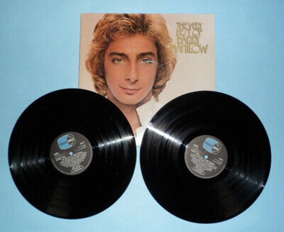 BARRY MANILOW 2 x 12" LP Double Album THE VERY BEST OF 1980 Pop Vocal EX/EX