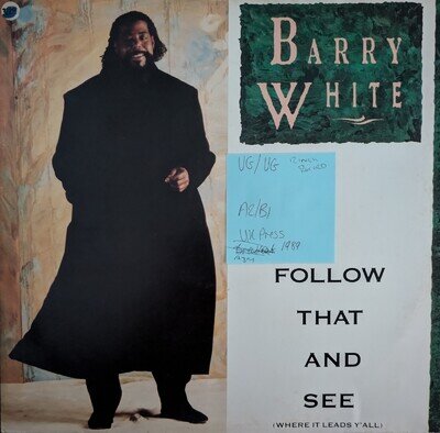 Barry White Follow That And See Vinyl Record VG/VG USAT 670 1989