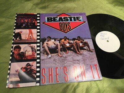 BEASTIE BOYS She's On It CBS RECORDS 1985 UK 12" TEST PRESSING VG+/VG