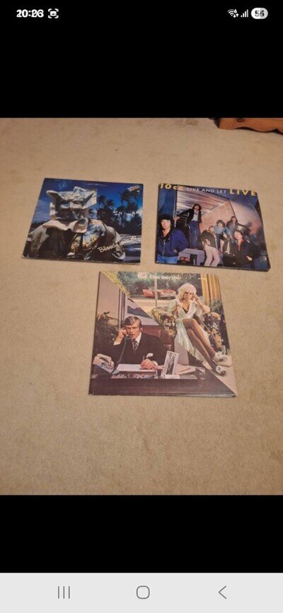 10cc - 3 10cc albums / records 10cc LP VINYL RECORD