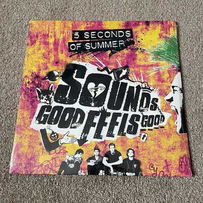 5 Seconds Of Summer - Sounds Good Feels Good Vinyl Record SEALED Black 2015