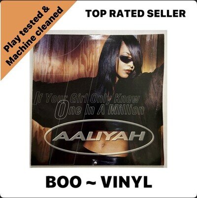 Aaliyah - If Your Girl Only Knew/One In A Million 1997 12” Drum N Bass EX / VG+