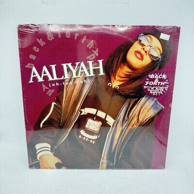 Aaliyah - Back & Forth (12" Single 1994 Jive Records) SEALED NEW R.Kelly