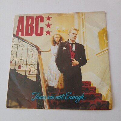 ABC 'Tears Are Not Enough' 7" Vinyl Single. Very Good Condition