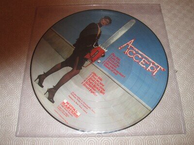 ACCEPT - ACCEPT - PICTURE DISC - ORIGINAL 1985 METAL MASTER PRESSING - UNPLAYED