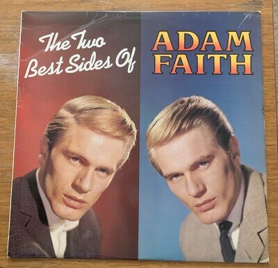 Adam Faith : The Two Best Sides Of Adam Faith : 12” vinyl album : 1978 : VG+/VG+