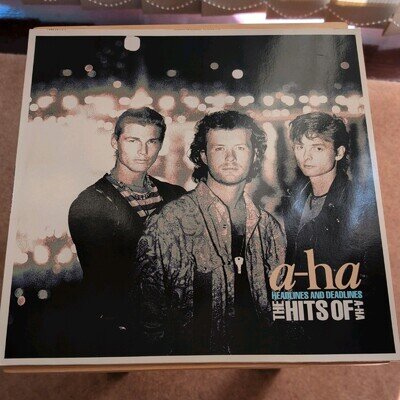a-ha– Headlines And Deadlines Vinyl LP 1991, First Press, 1-A/1-B. Top Copy!