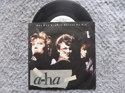 A-HA - THE SUN ALWAYS SHINES ON T.V., 1985 EX