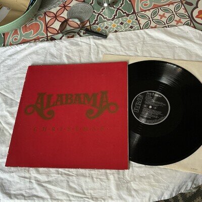 ALABAMA - CHRISTMAS - GERMAN PRESSING LP IN GATEFOLD ON RCA LABEL FROM 1985