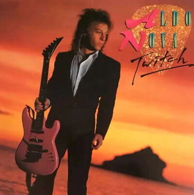 ALDO NOVA - TWITCH - 1985 RE-RELEASED VINYL ALBUM ON EPIC RECORDS - EX / EX