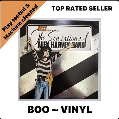 NEXT....The Sensational Alex Harvey Band Vinyl LP 1974. Vertigo 6360 103 EX/VG