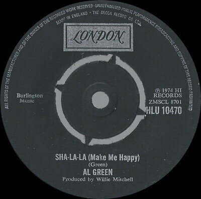 Al Green - Sha-la-la (Make Me Happy) (7", Single, Dou) (Near Mint (NM or M-)) -