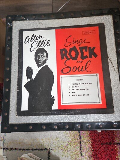 ALTON ELLIS. SINGS ROCK AND SOUL (1967) RE-ISSUE VINYL EX+ CONDITION