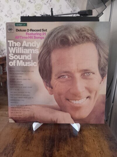 The Andy Williams Sound of Music. 2 LP set. CBS 66214 1st Press *VG/VG
