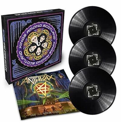 Anthrax Kings Among Scotland 3 Vinyl Box Set 2018 Black Etched LP New Sealed