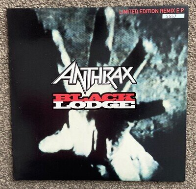 Anthrax - Black Lodge [10" Vinyl EP] Ltd Edition Remix EP, No. 5557, EKR 171TE
