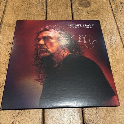 Carry Fire SIGNED Vinyl LP | Hand Autographed | Warner Music Provenance