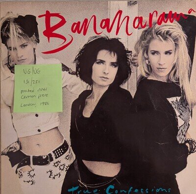 Bananarama True Confessions Vinyl Record VG/VG 828013 1986