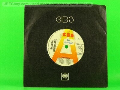BARBRA STREISAND PROMISES (DEMO) (152) 2 Track 7" Single Company Sleeve CBS