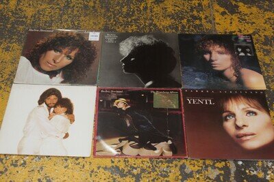 6 X Job Lot Bundle of BARBRA STREISAND MUSIC 12" Vinyl Records - Y60