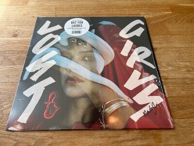 Bat For Lashes - Lost Girls - BATF Red/White Splatter Sunrise Vinyl LP - Signed