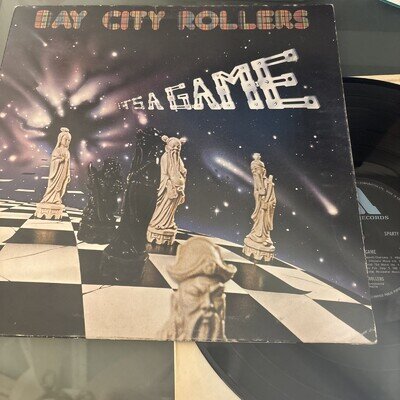 Bay City Rollers It’s A Game LP Album Vinyl Record SPARTY1009 Pop 70 EX