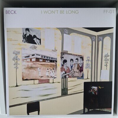 BECK -I WON'T BE LONG 12" VINYL. limited edition